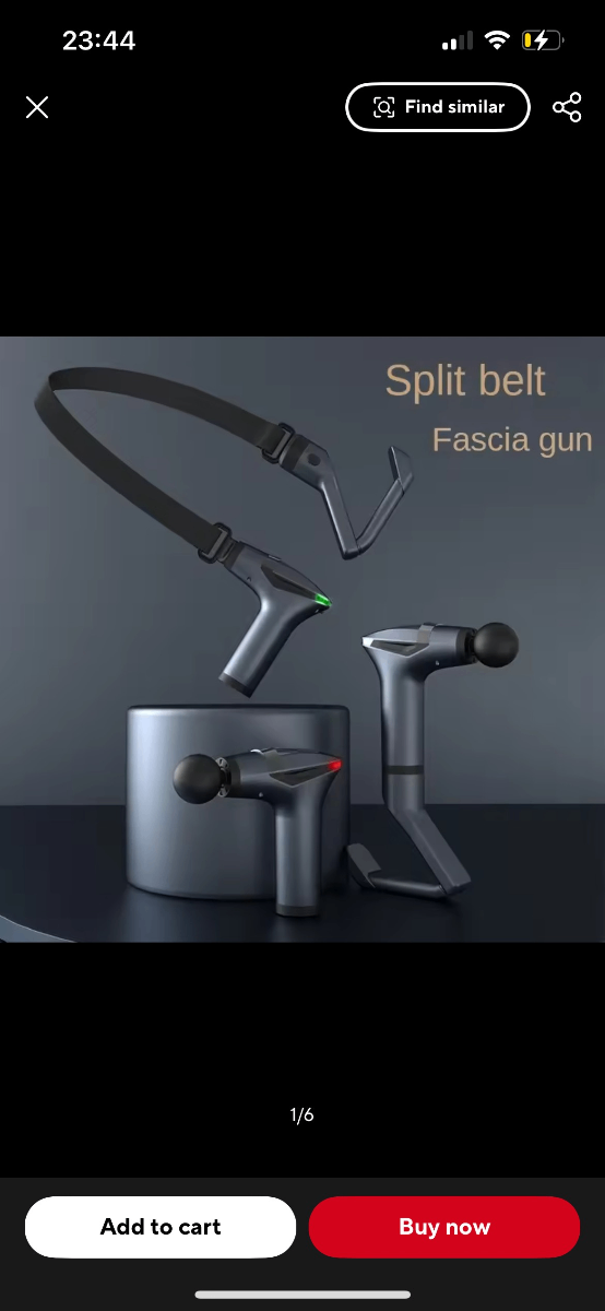 Pack Massage Split Belt + Fascia Gun