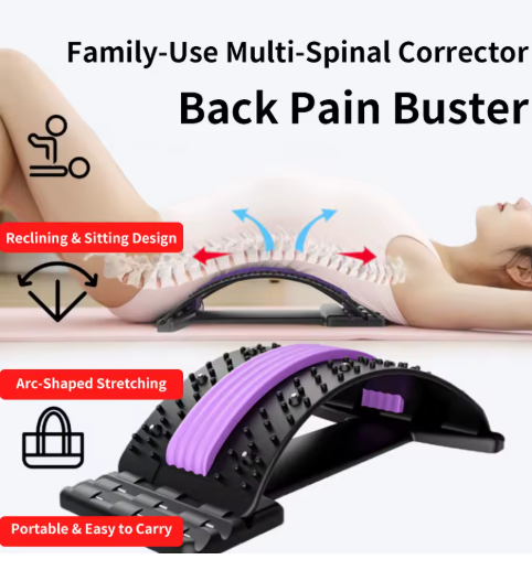 Civière dorsale masseur réglable multi-niveaux