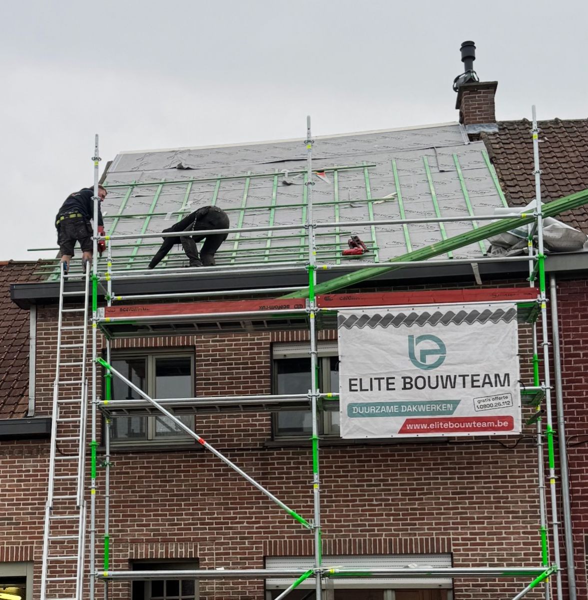 Dakrenovatie in Opwijk – dakisolatie energie-efficiënt