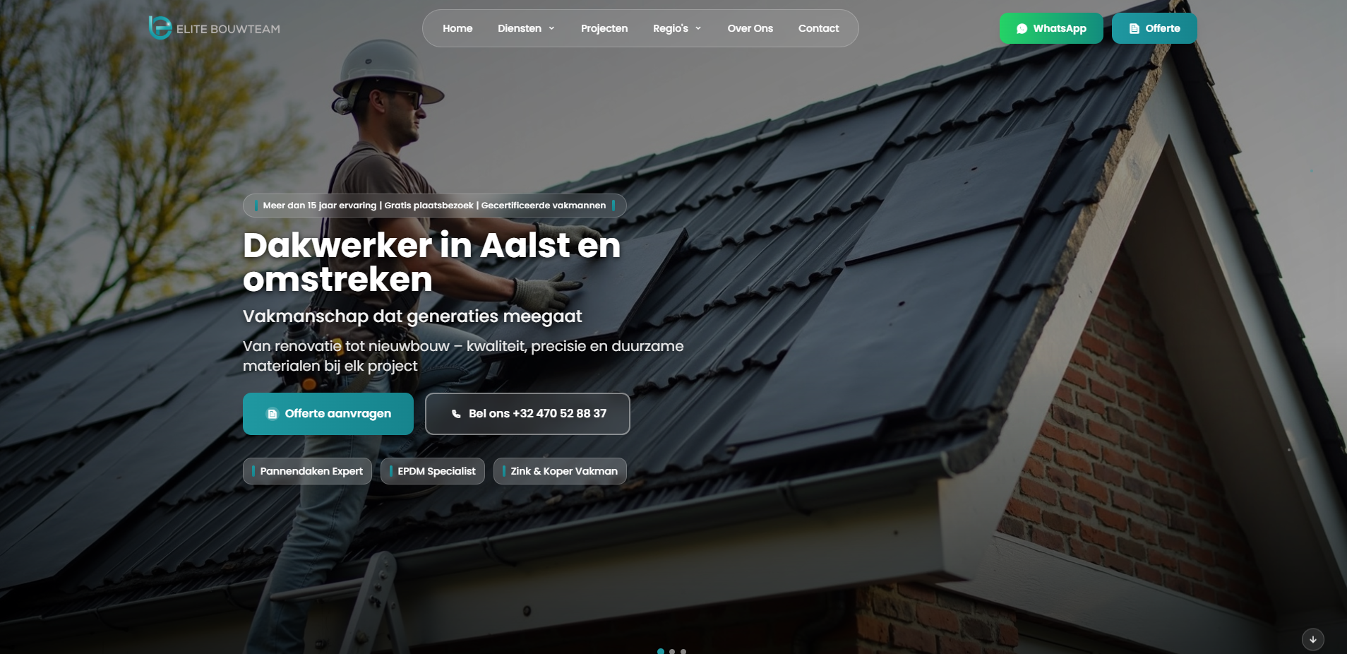 Elite Bouwteam - Website Case Study