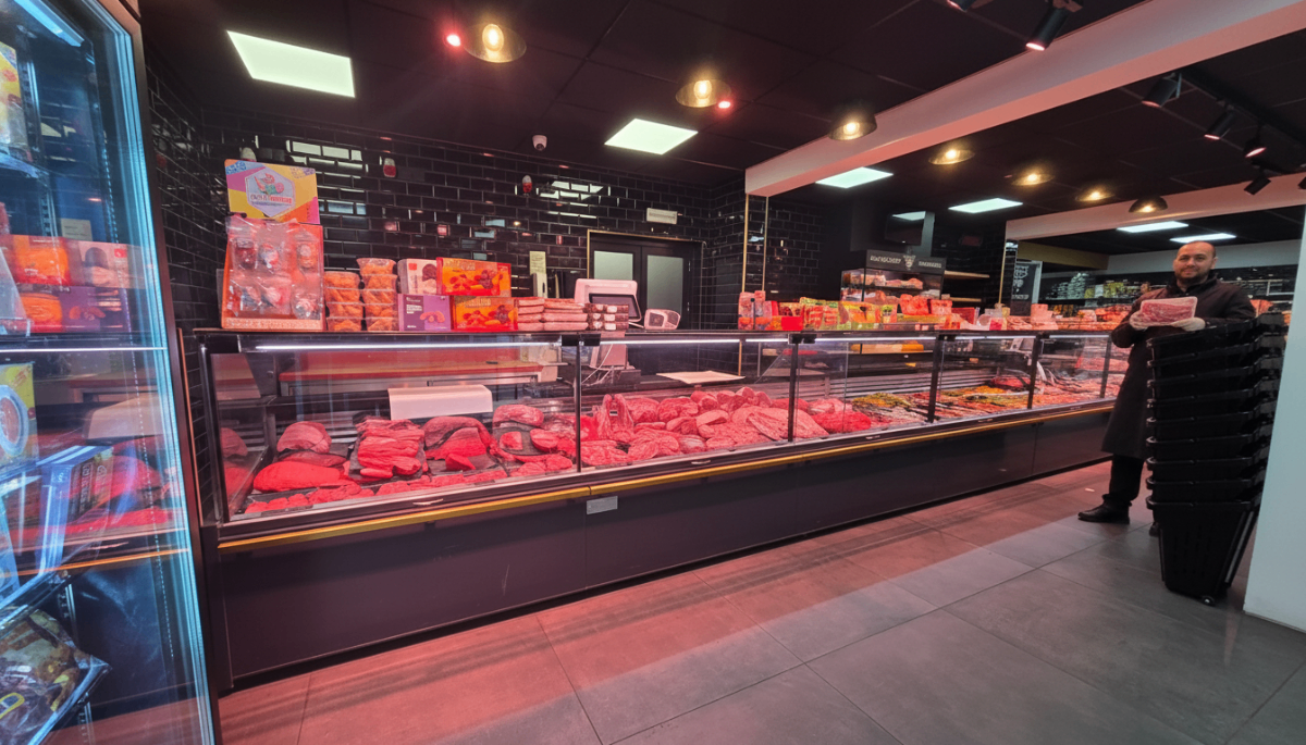 Ultra moderne slagerij