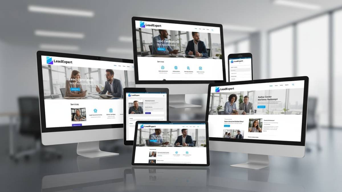 Professioneel webdesign voorbeeld