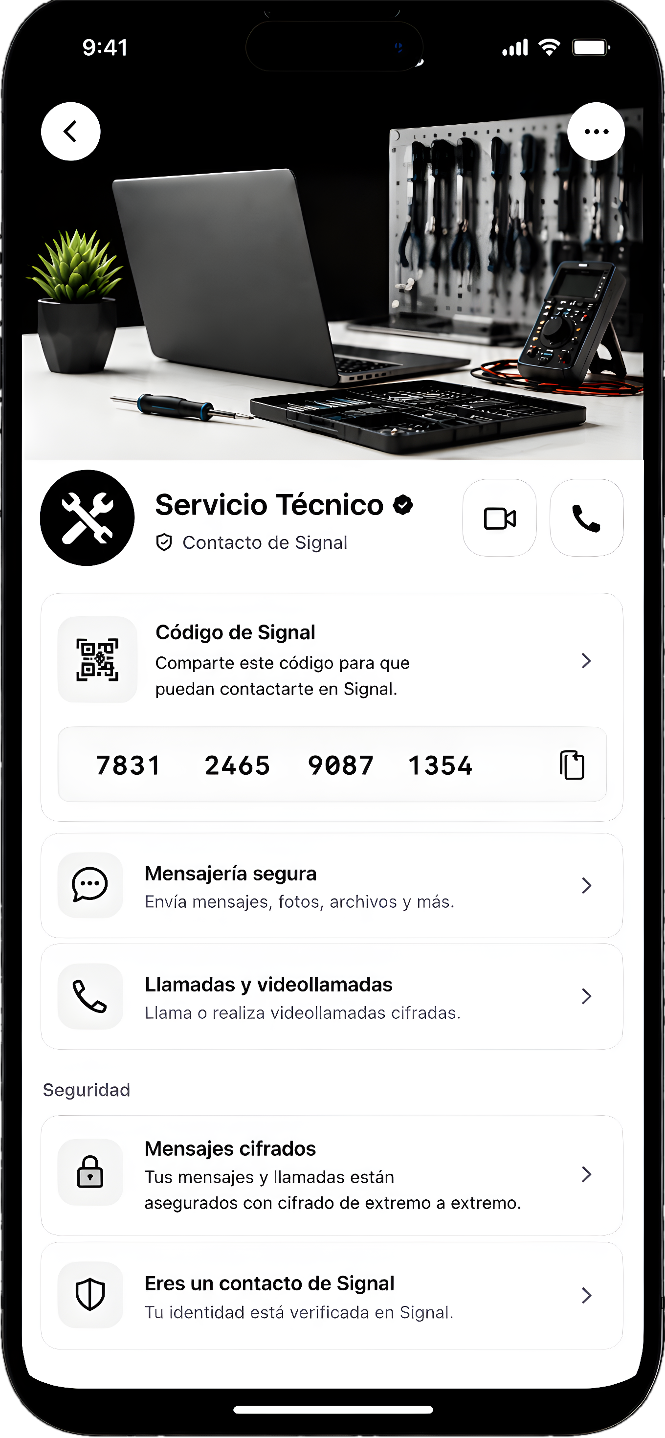 Securfy - pantalla de bloqueo cifrada
