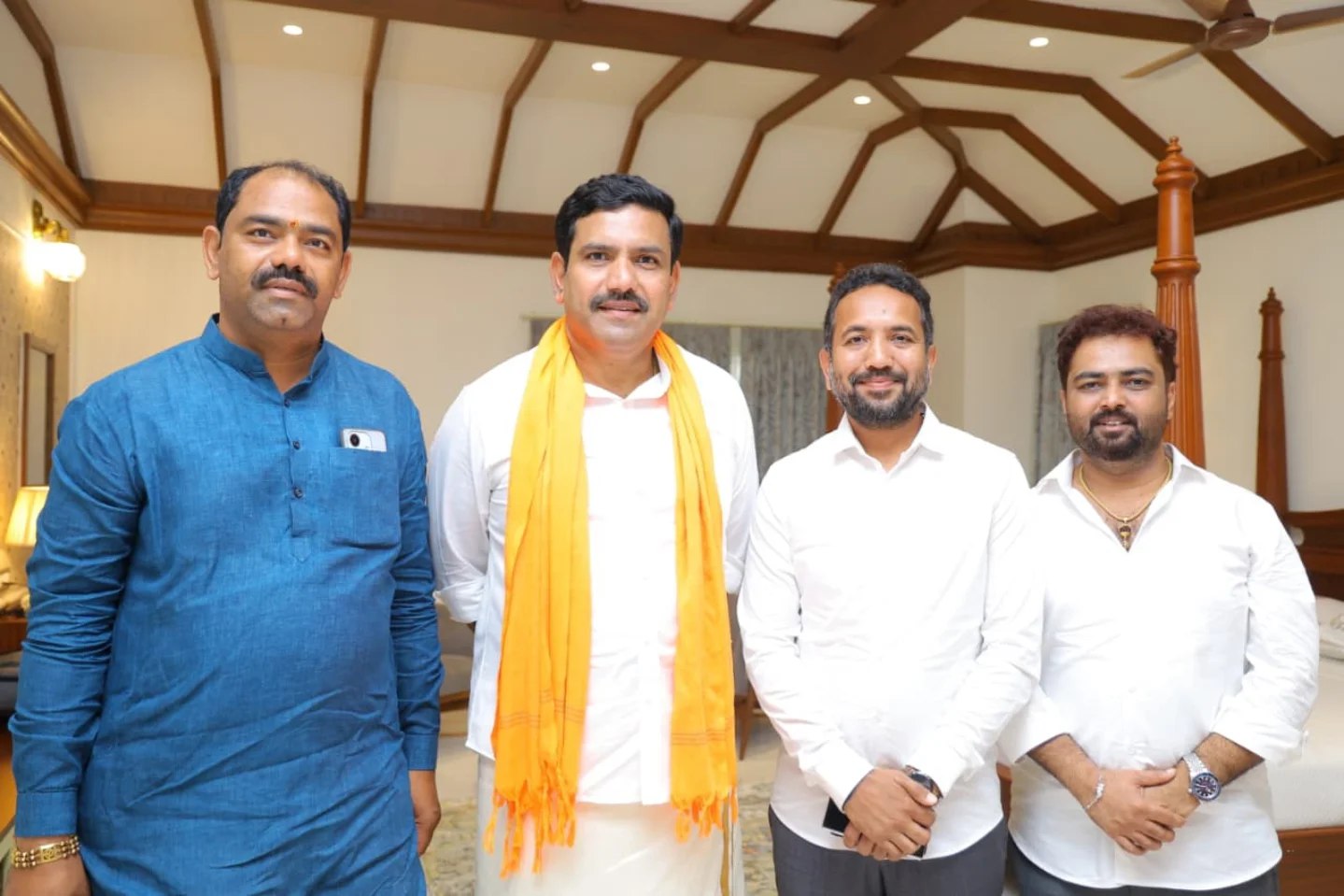 Meeting with local farmers to discuss agricultural concerns