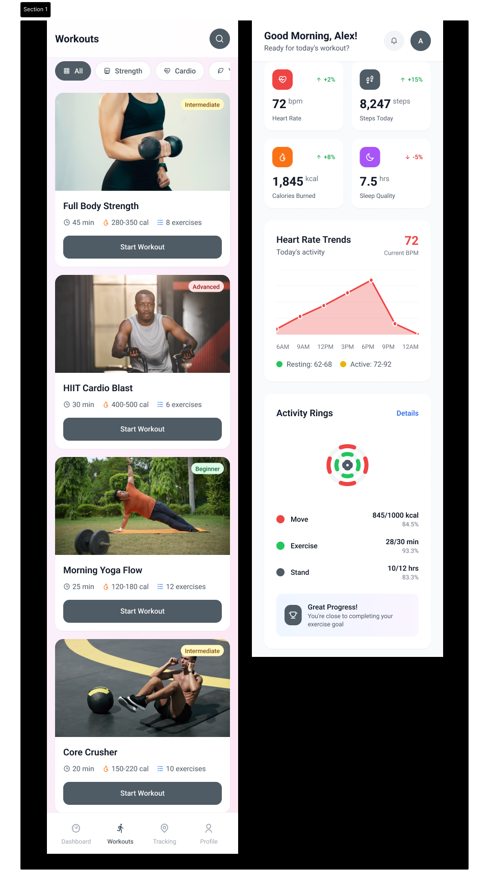 Mobile Fitness Tracker