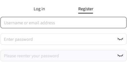 Joyagoo registration form fields shown before the CAPTCHA area