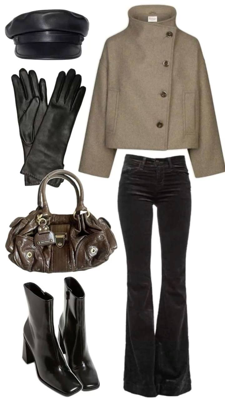 Металлический Y2K образ