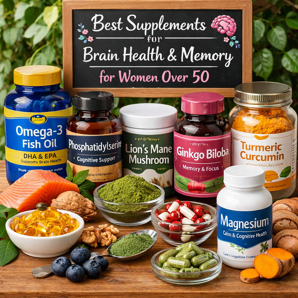 Best Supplements for Brain Health and Memory in Women Over 50: A Science-Backed Guide