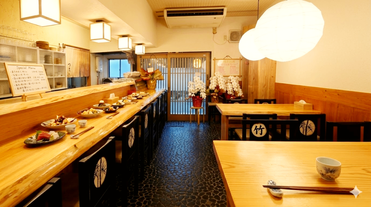 小料理屋つき 店内