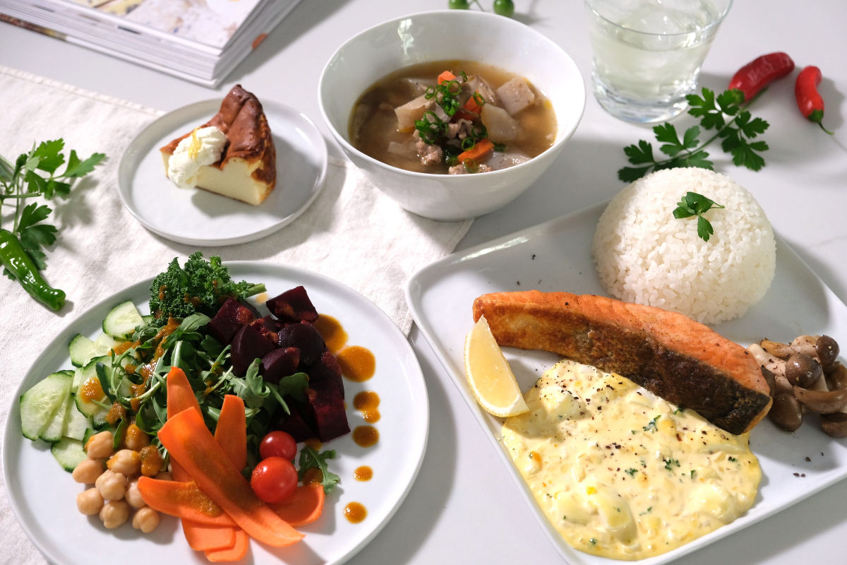 Set Meal (Grilled Salmon)