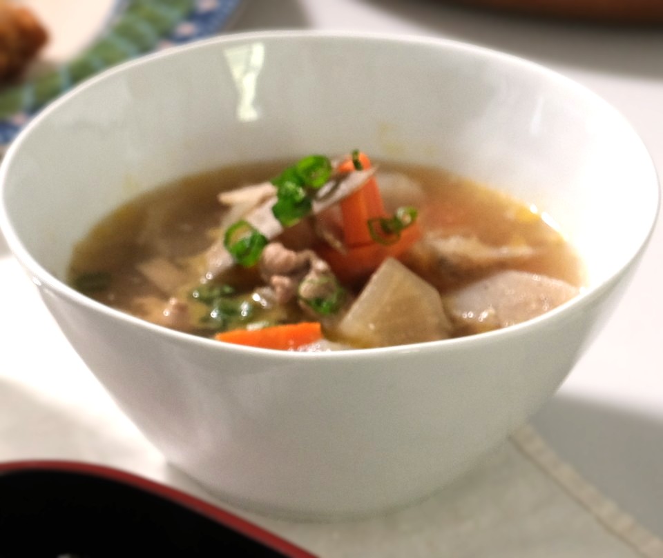 Tonjiru (Miso based soup)