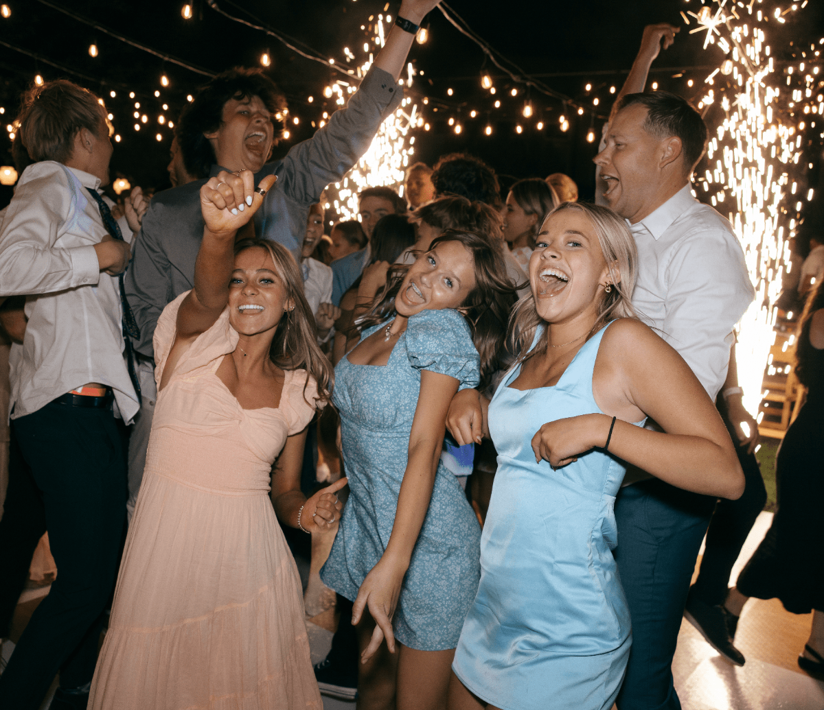 Bride dancing at wedding reception