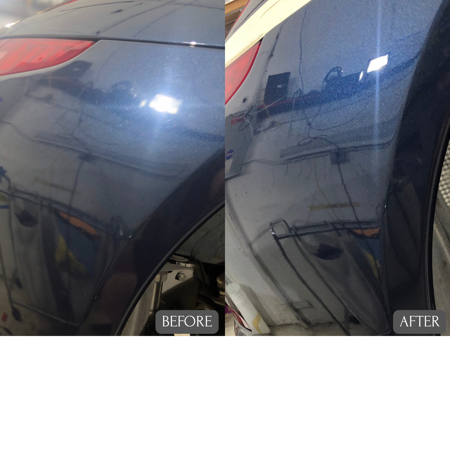 Premium paint correction Miami result 7 - luxury car detailing before and after
