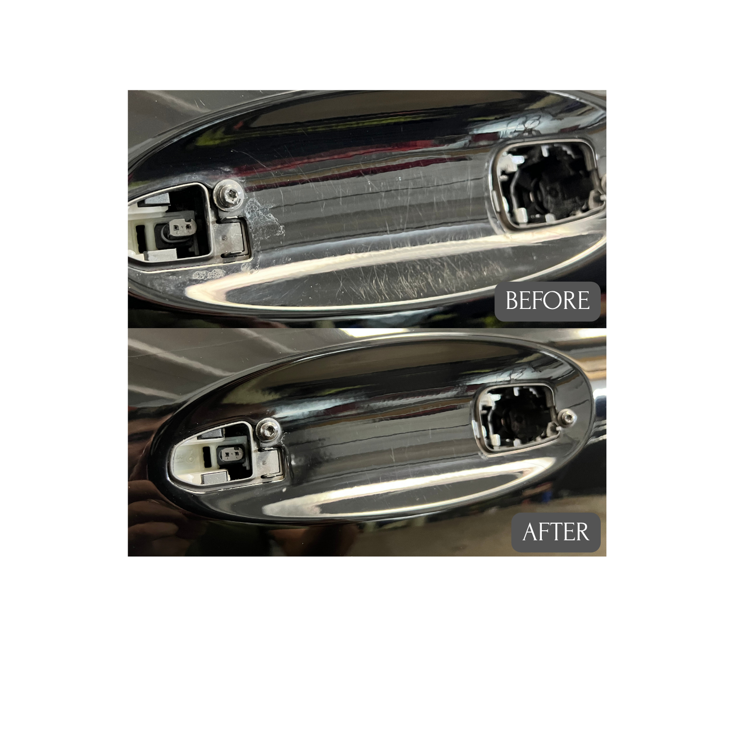Premium paint correction Miami result 3 - luxury car detailing before and after