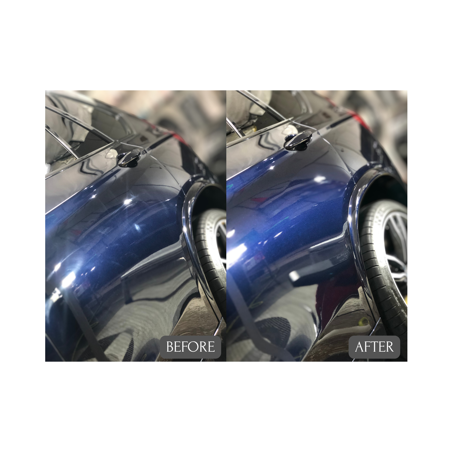 Premium paint correction Miami result 11 - luxury car detailing before and after