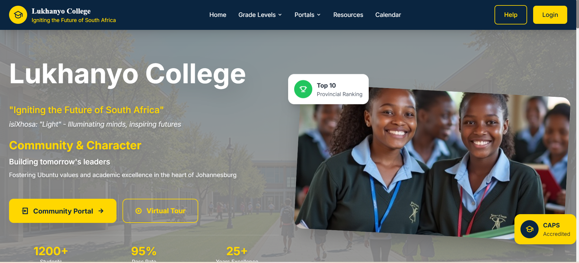 Lukhanyo College — Multi-User School Admin Platform