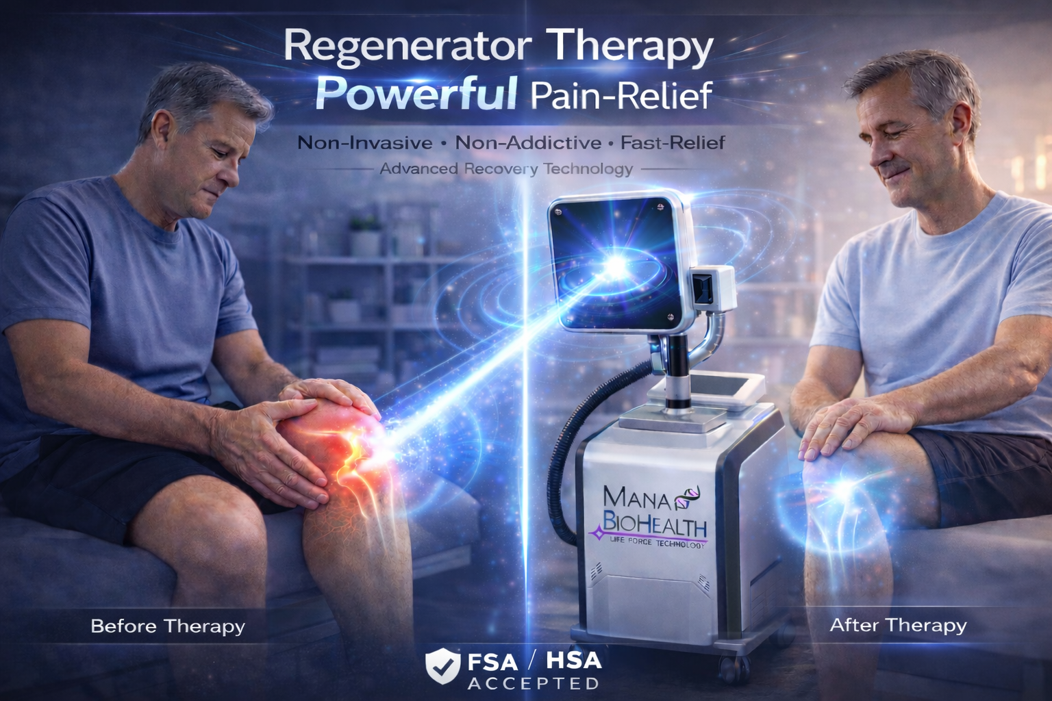 Mana BioHealth wellness center — knee pain treatment near Davison MI