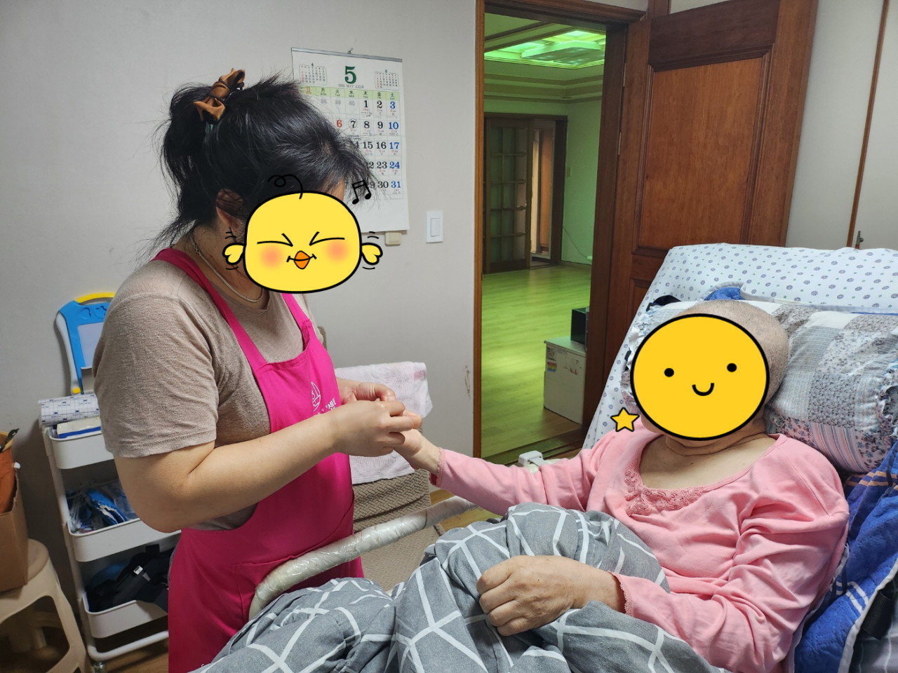 방문요양 현장사진