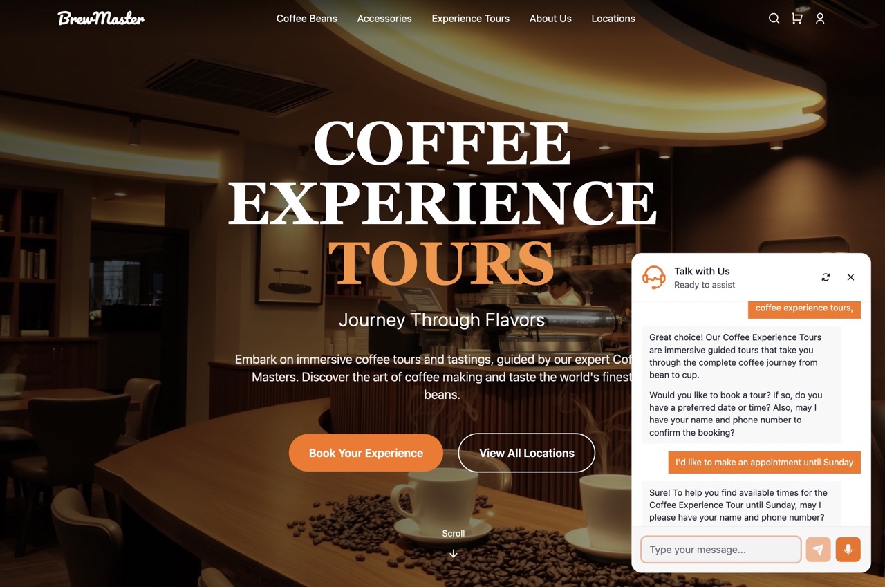 Readdy Agent interface
