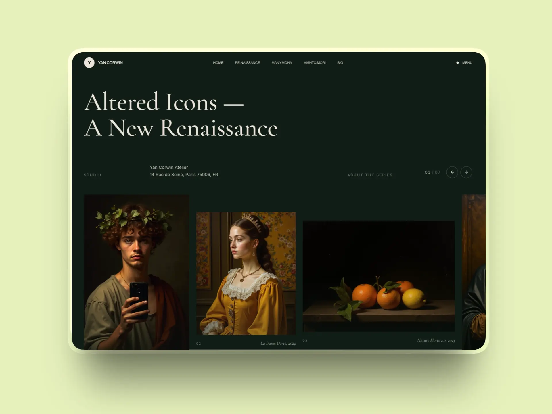 Where Renaissance Painting Meets Generative AI