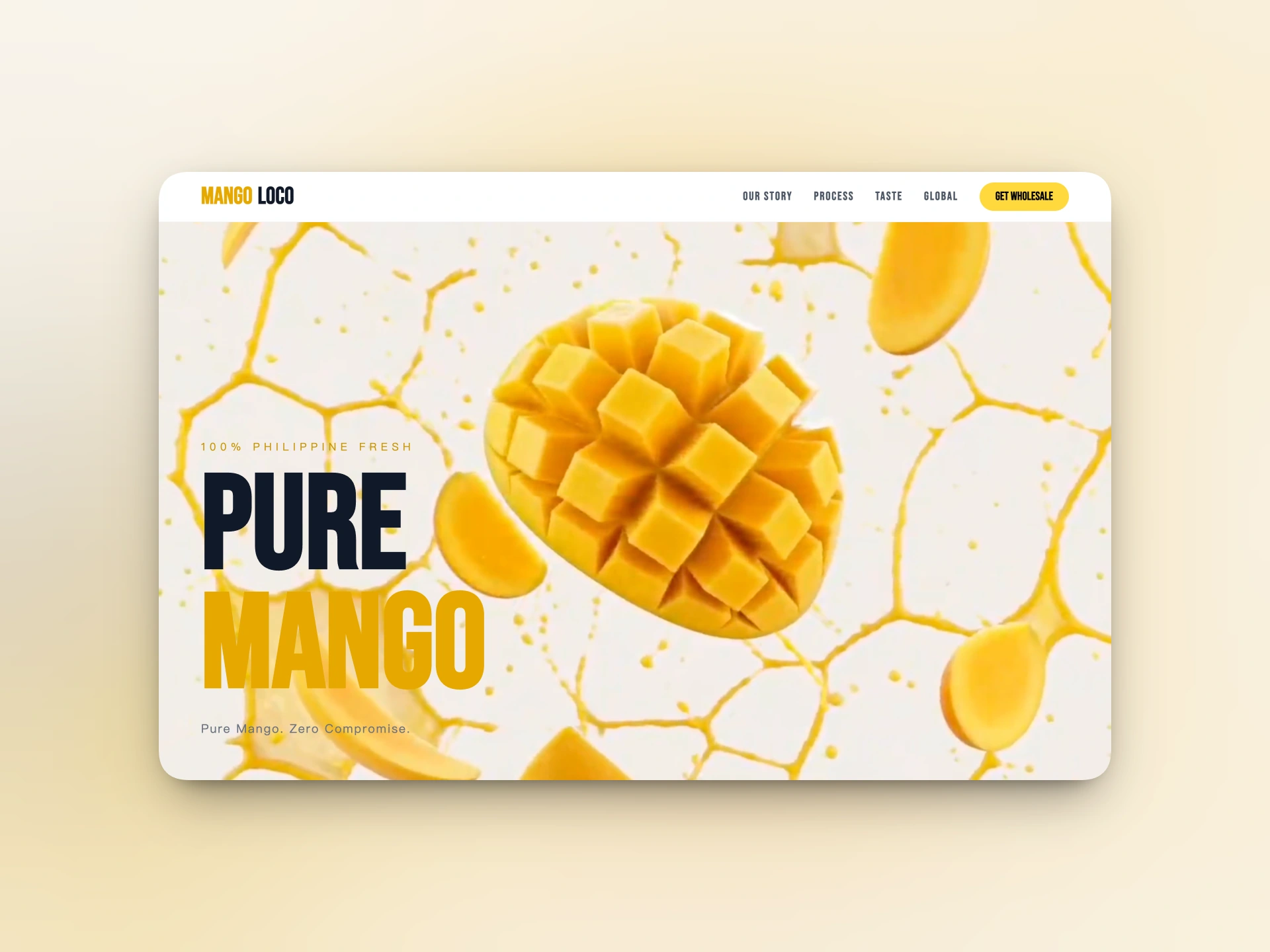 Mango Juice Brand Website