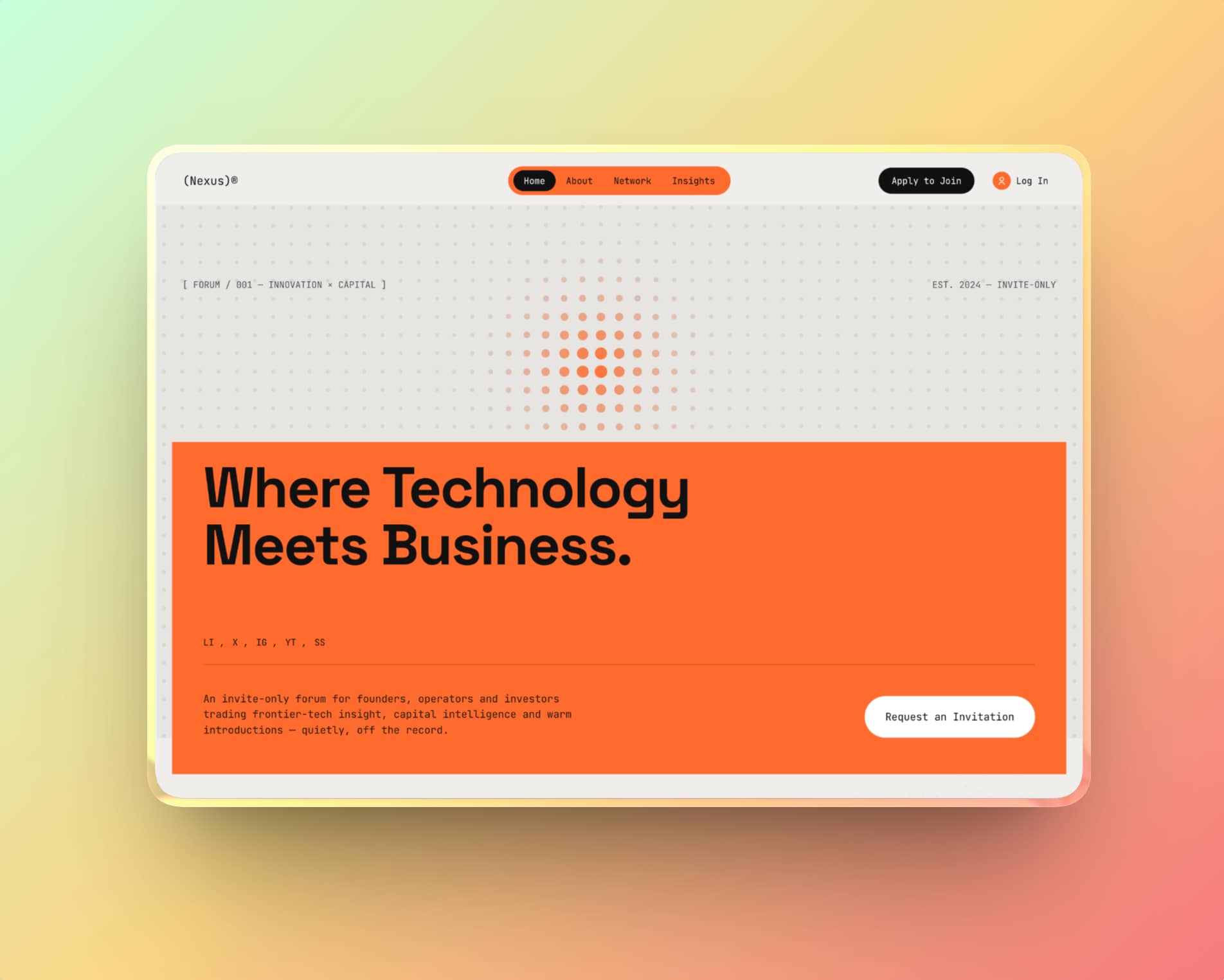 Where Technology Meets Capital