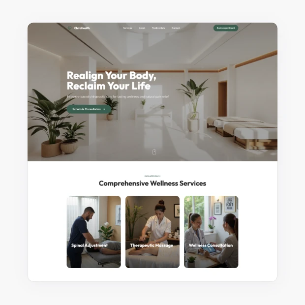 Spine Align Chiro Template