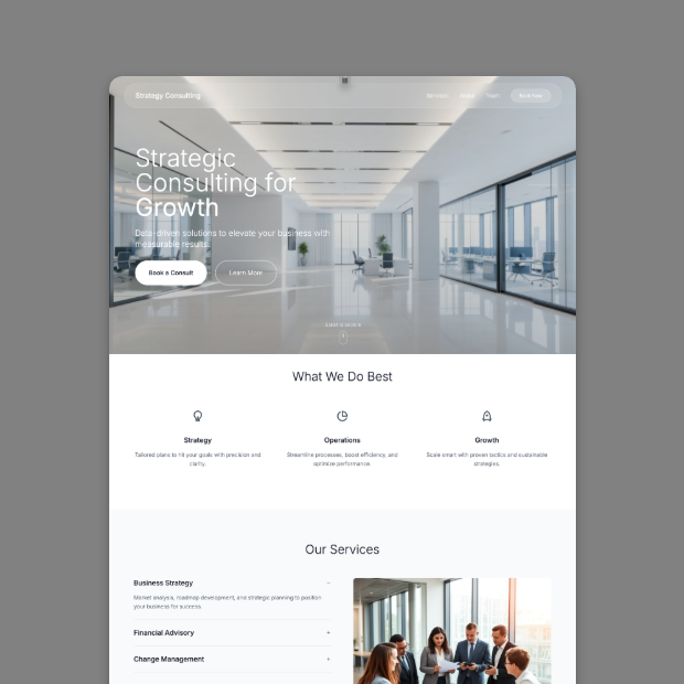 Strategic Consulting for Growth