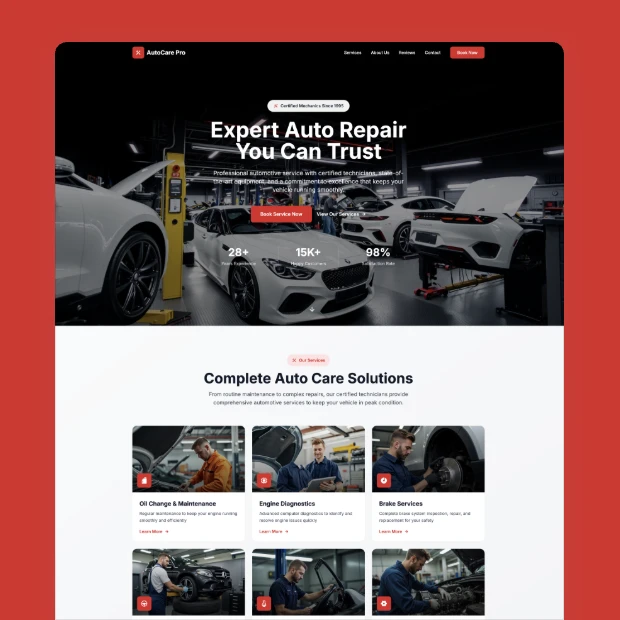 Gear Head Auto Template