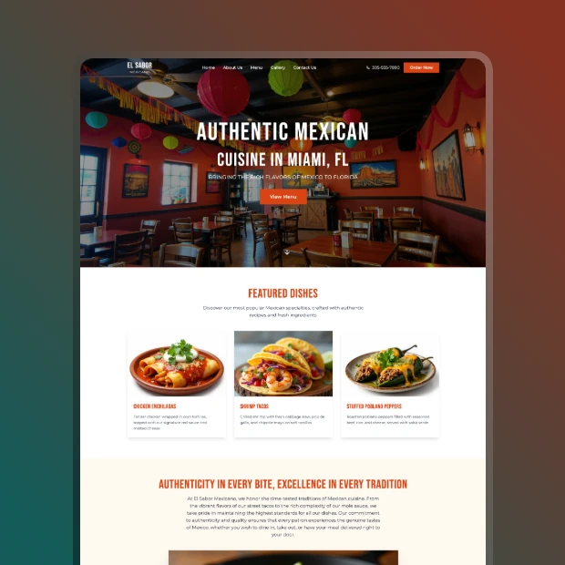 Fiesta Grill Mexican Template