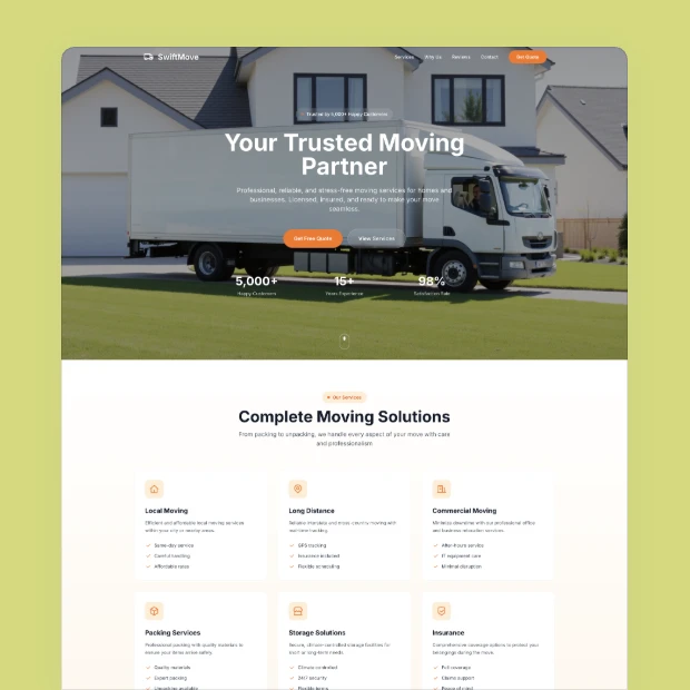 Swift Move Relocation Template