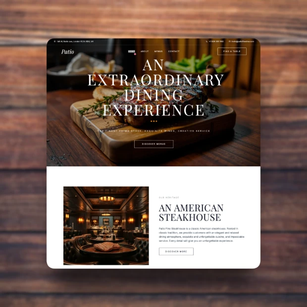 Urban Ambience Steakhouse Template