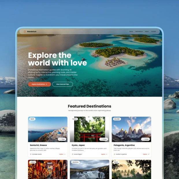 Immersive Travel Platform | Authentic World Experiences