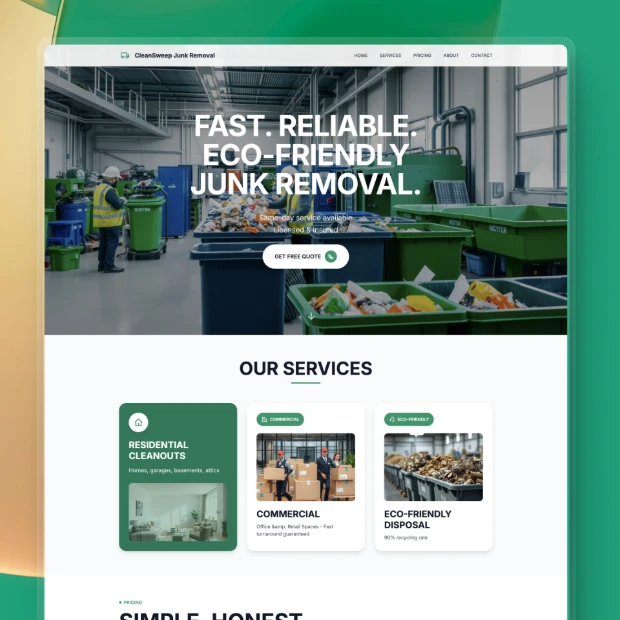 Haul Away Junk Template