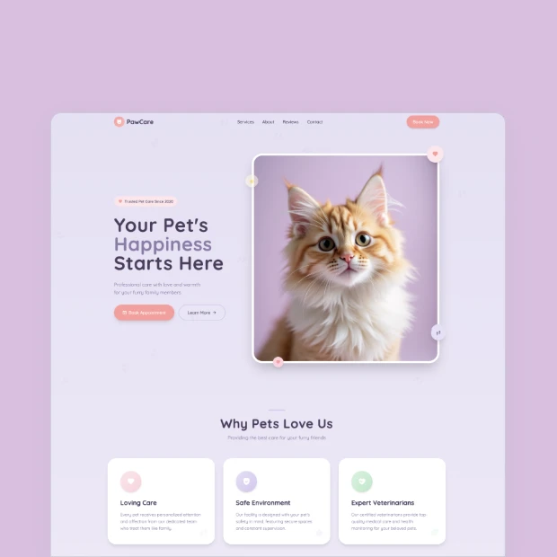 Happy Paws Grooming Template