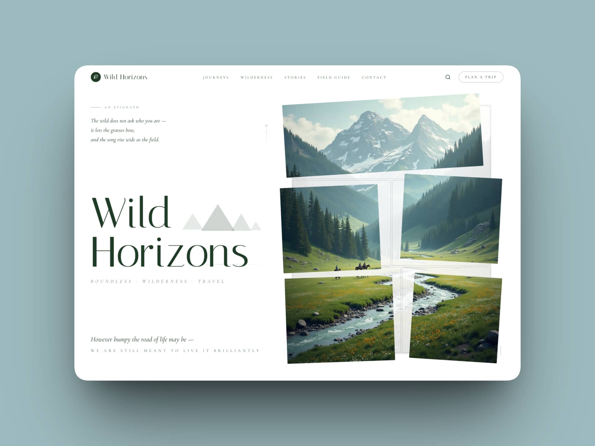 Tourism Puzzle Interface