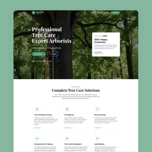 Timber Pro Tree Template