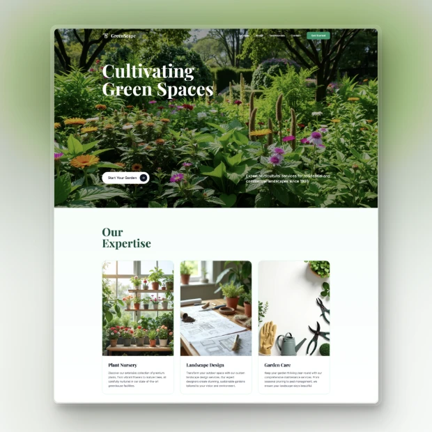Ever Green Nursery Template