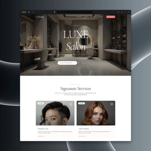 Shear Style Salon Template