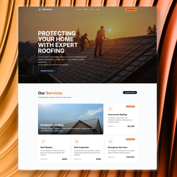 Summit Roofing Template