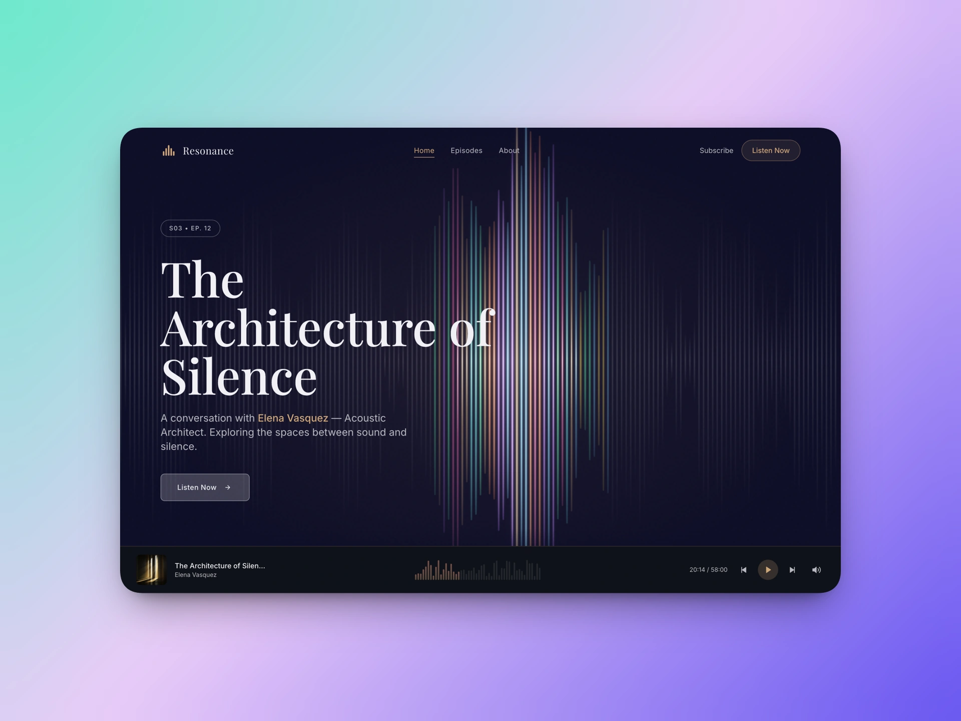 Podcast Studio Website