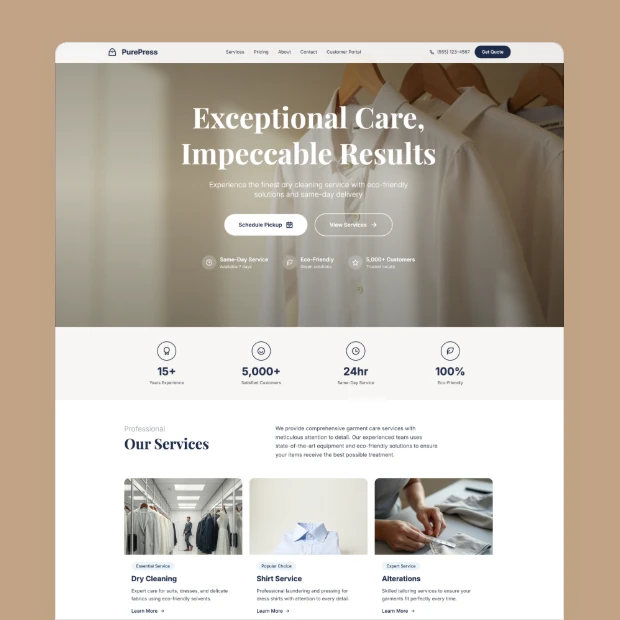 Professional Garment & Fabric Care
