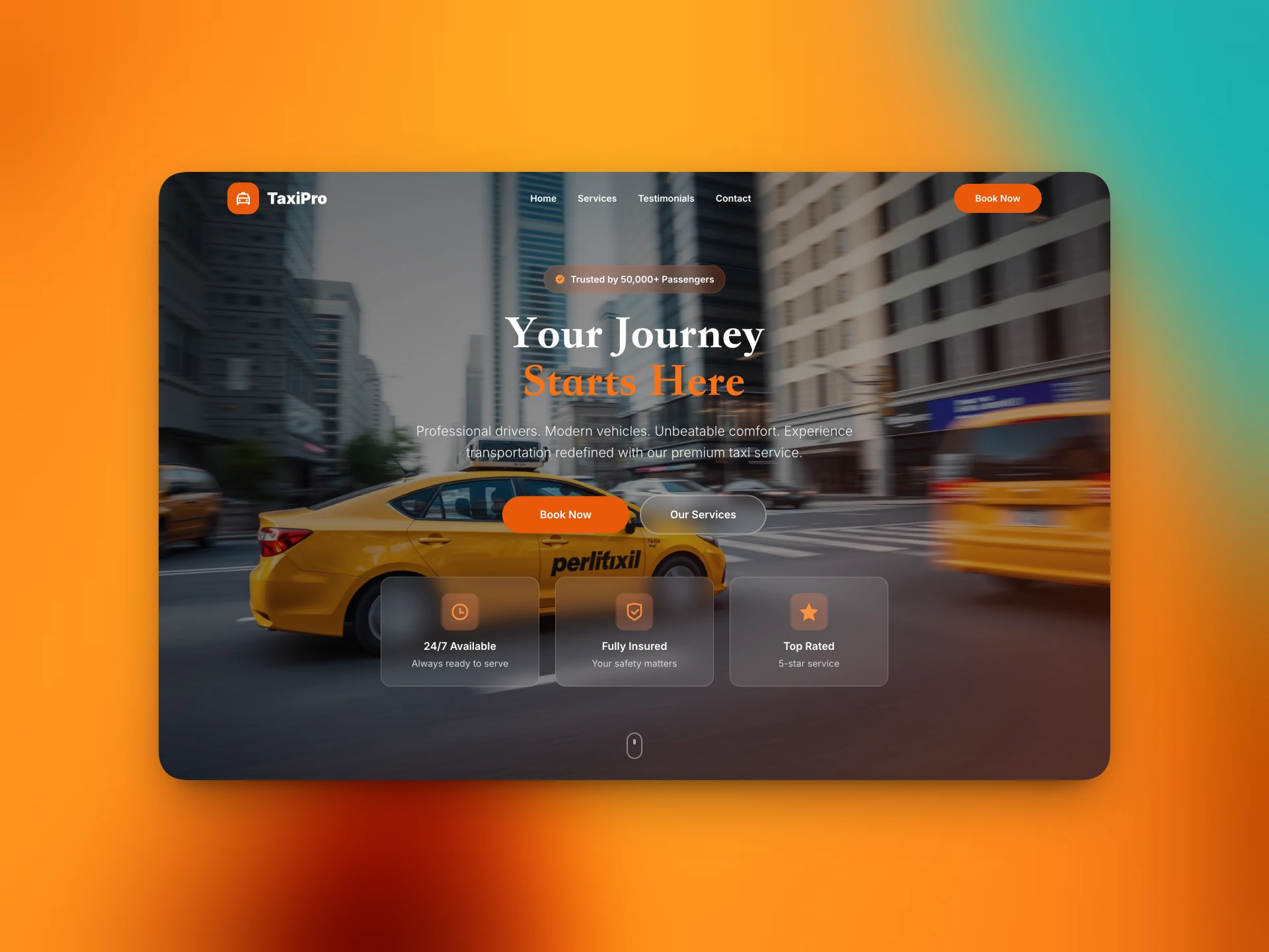 Yellow Cab Transport Template
