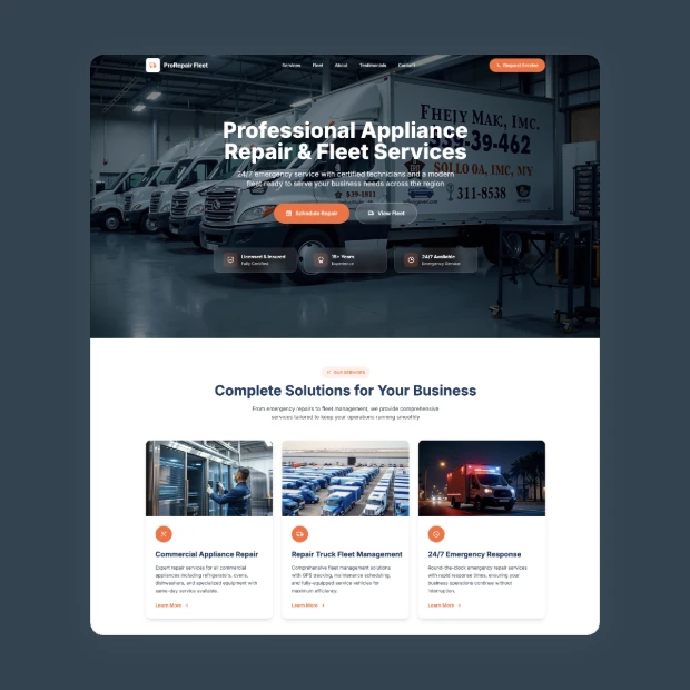 FixIt Fast Appliance Template