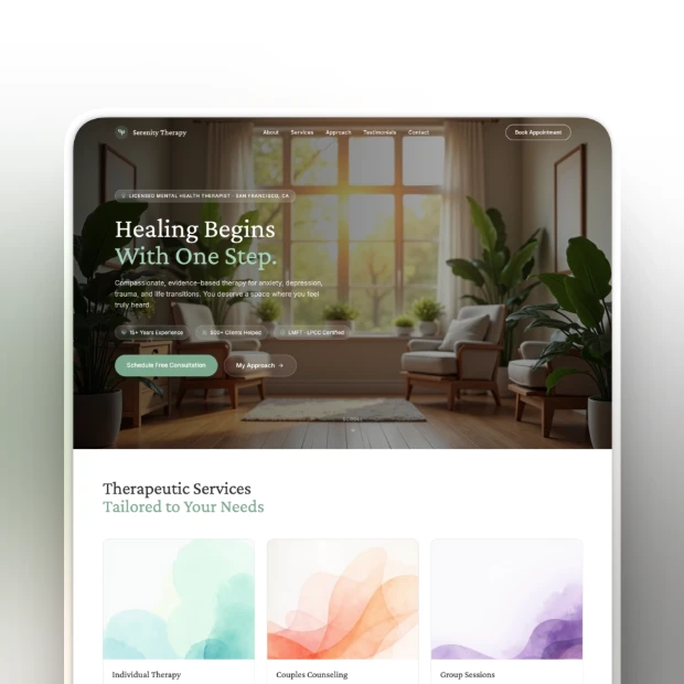 Mental Health Therapist Template