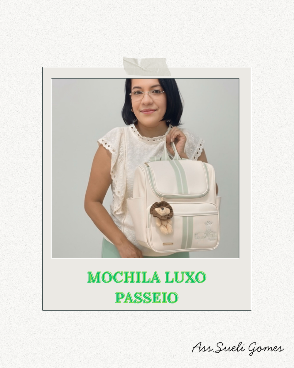 Mochilas Luxo Passeio - Curso de Costura