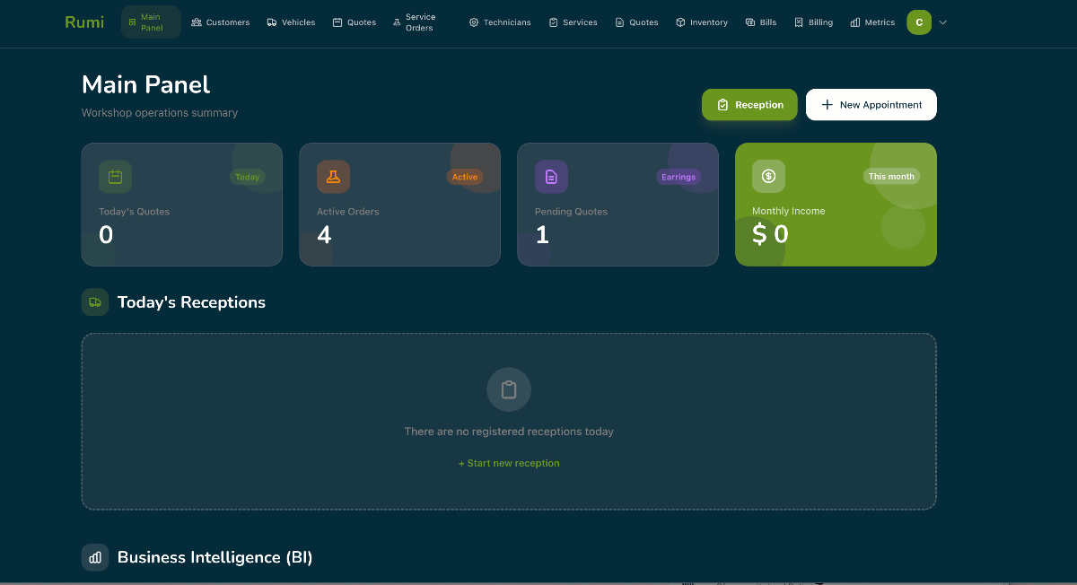 AI-Powered Workshop Management App