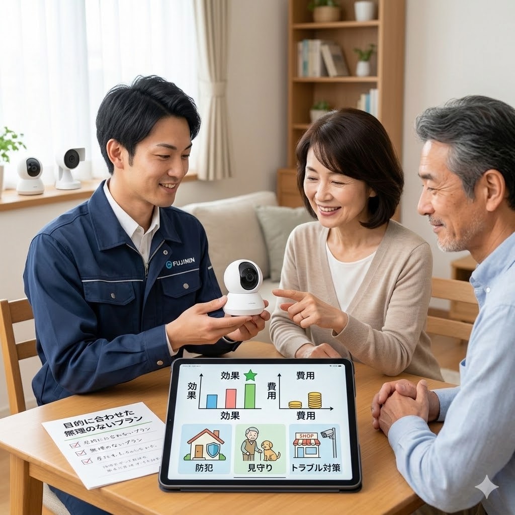 目的に合わせた、無理のないカメラ選定