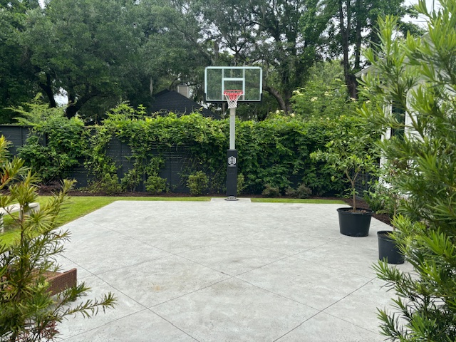 High quality concrete driveway finish