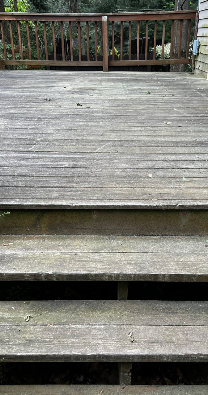 Deck Restoration Before